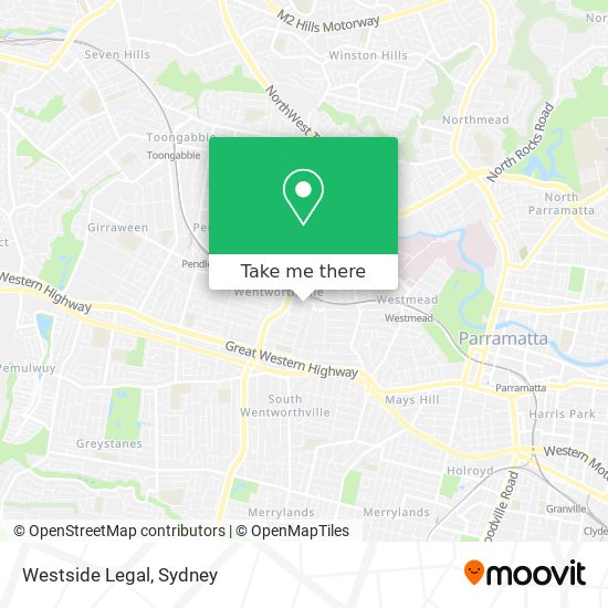 Westside Legal map