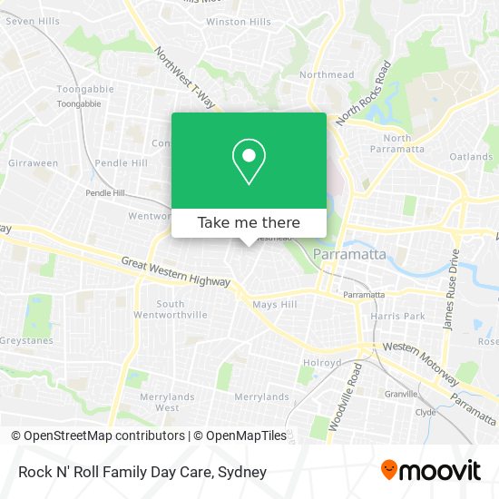 Rock N' Roll Family Day Care map