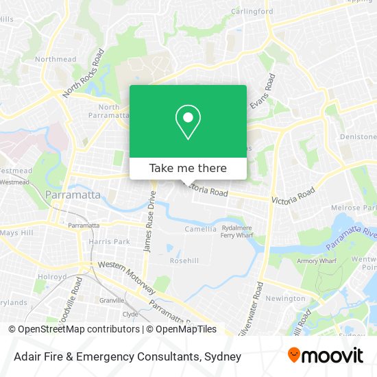 Adair Fire & Emergency Consultants map