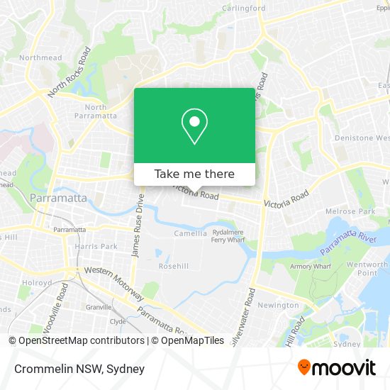 Crommelin NSW map