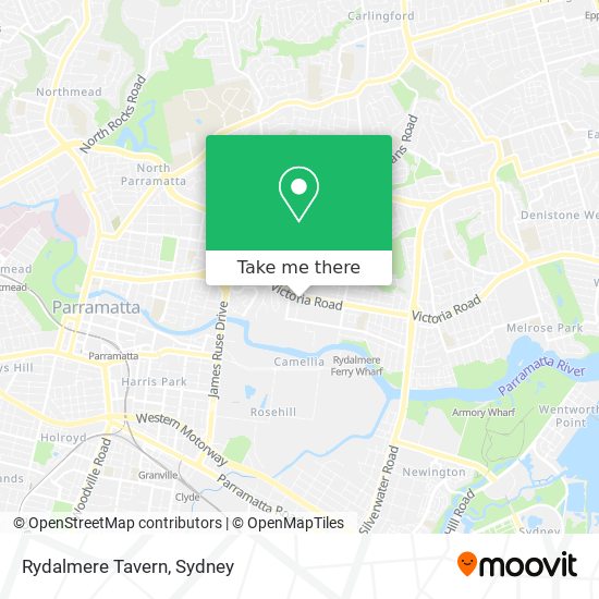 Rydalmere Tavern map