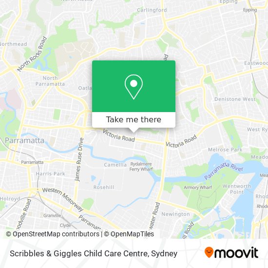 Mapa Scribbles & Giggles Child Care Centre