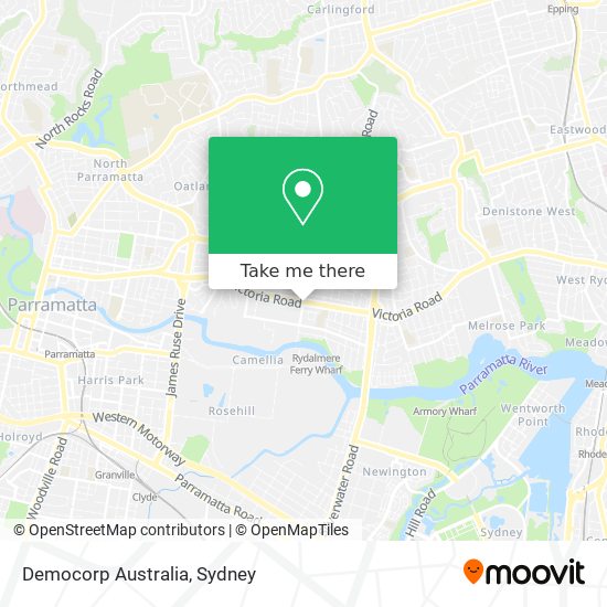 Mapa Democorp Australia