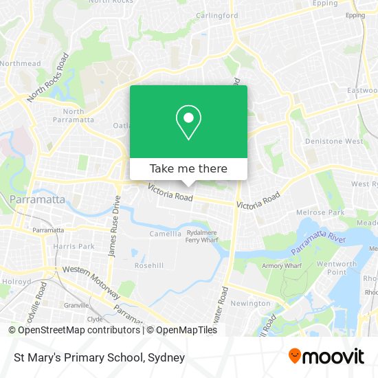 St Mary's Primary School map