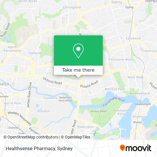 Mapa Healthsense Pharmacy