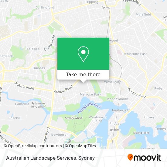 Australian Landscape Services map