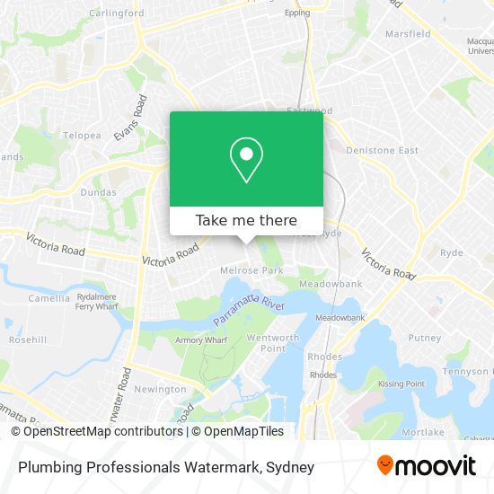 Plumbing Professionals Watermark map