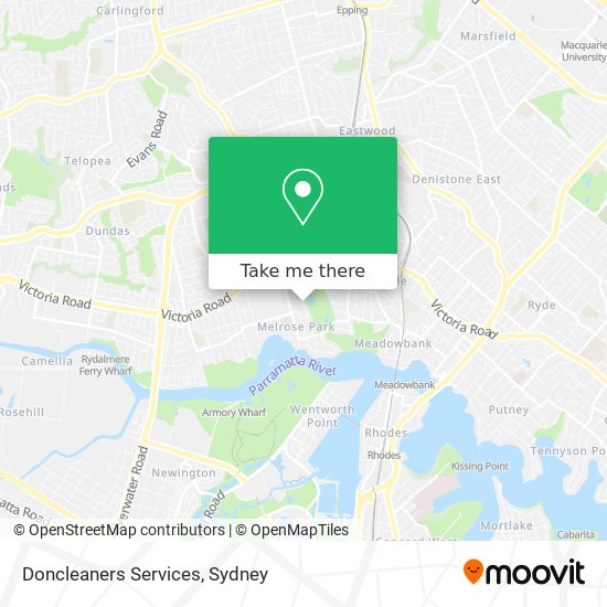 Doncleaners Services map