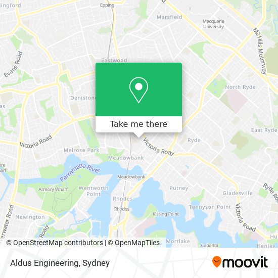 Aldus Engineering map