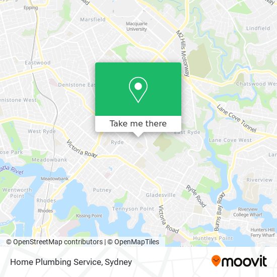 Home Plumbing Service map