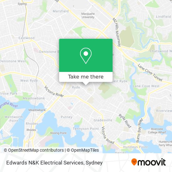 Edwards N&K Electrical Services map