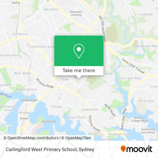 Carlingford West Primary School map