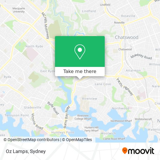 Mapa Oz Lamps