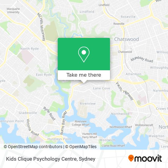 Mapa Kids Clique Psychology Centre