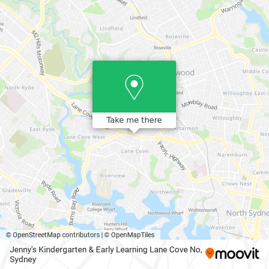 Jenny's Kindergarten & Early Learning Lane Cove No map