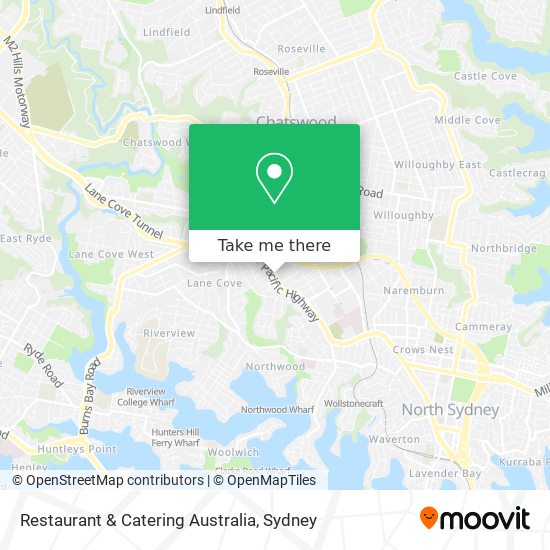 Mapa Restaurant & Catering Australia
