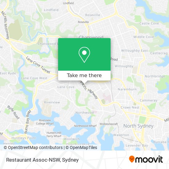 Restaurant Assoc-NSW map