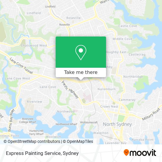 Express Painting Service map