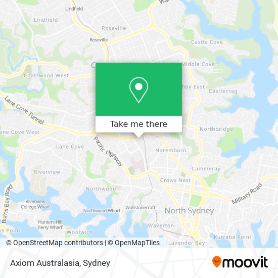 Axiom Australasia map