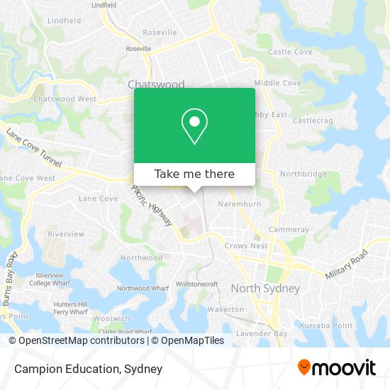 Campion Education map