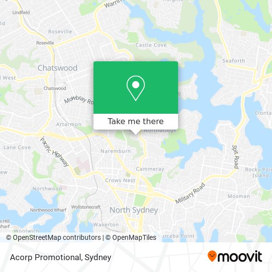 Acorp Promotional map