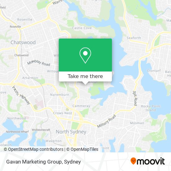 Gavan Marketing Group map