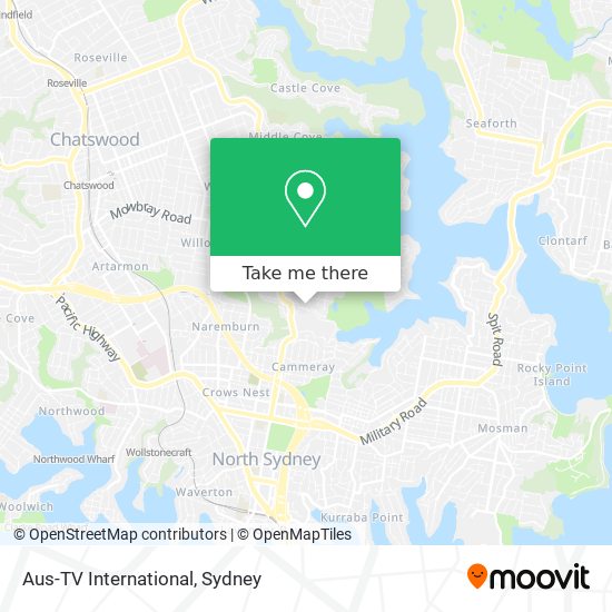 Mapa Aus-TV International
