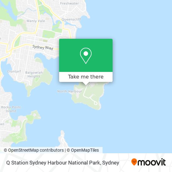 Mapa Q Station Sydney Harbour National Park