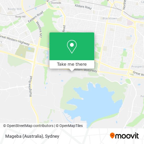 Mageba (Australia) map