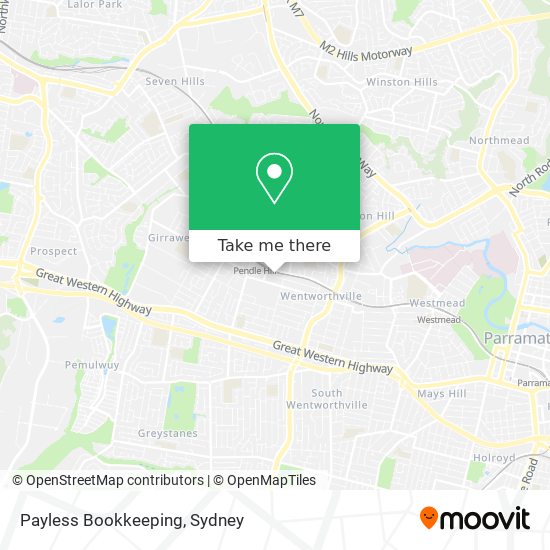 Payless Bookkeeping map