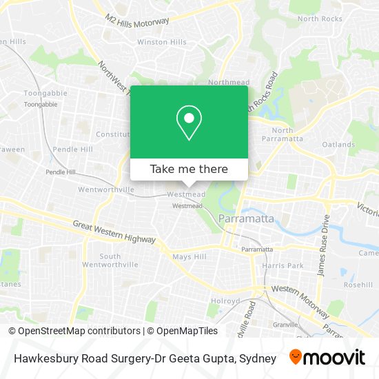 Hawkesbury Road Surgery-Dr Geeta Gupta map