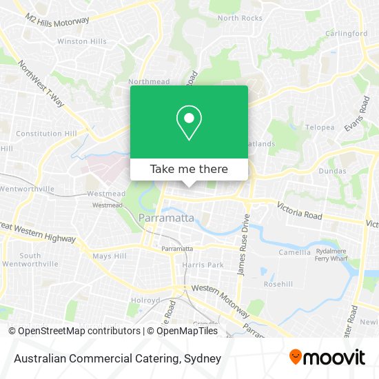 Australian Commercial Catering map