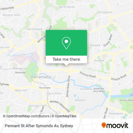 Pennant St After Symonds Av map