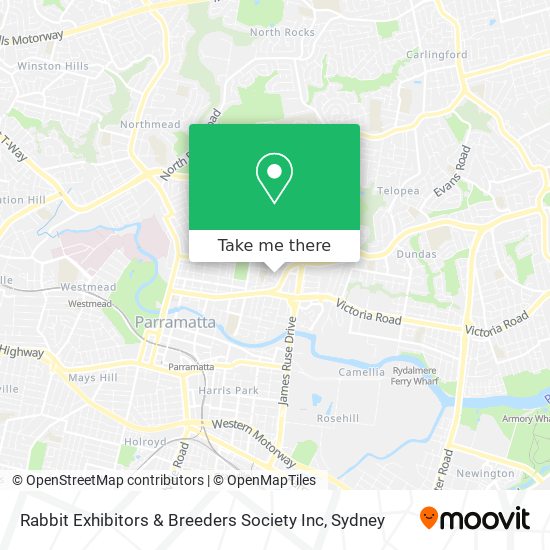 Rabbit Exhibitors & Breeders Society Inc map