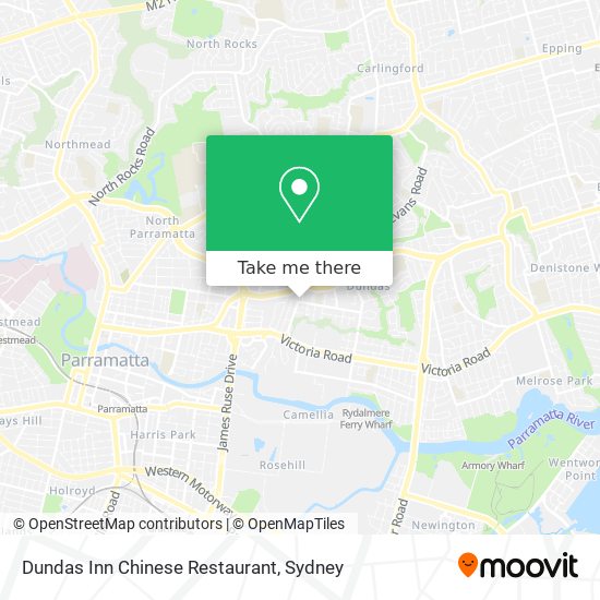 Dundas Inn Chinese Restaurant map