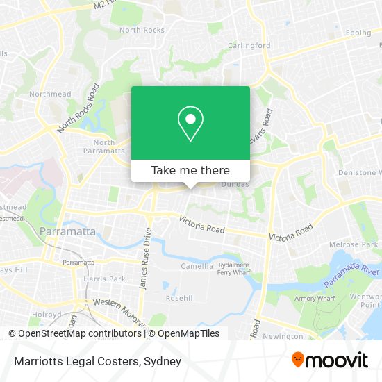 Marriotts Legal Costers map