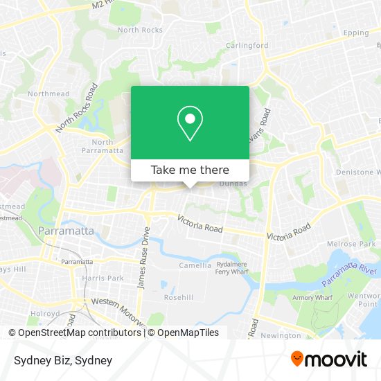 Sydney Biz map