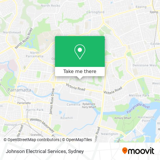 Johnson Electrical Services map