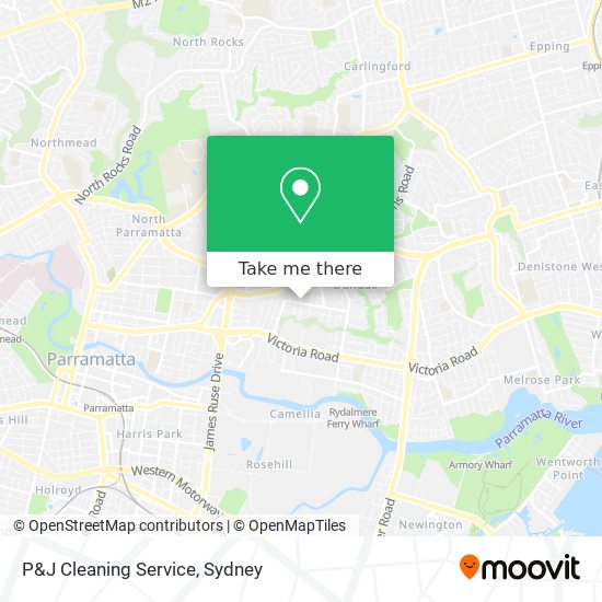 P&J Cleaning Service map