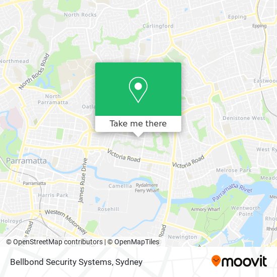 Bellbond Security Systems map