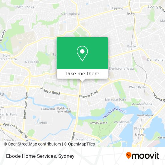 Ebode Home Services map