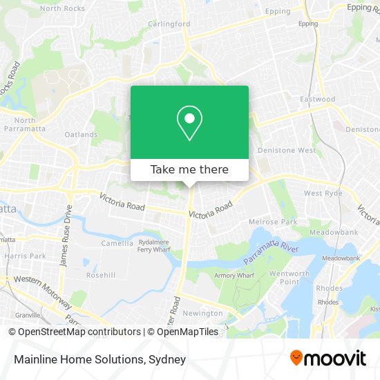 Mapa Mainline Home Solutions