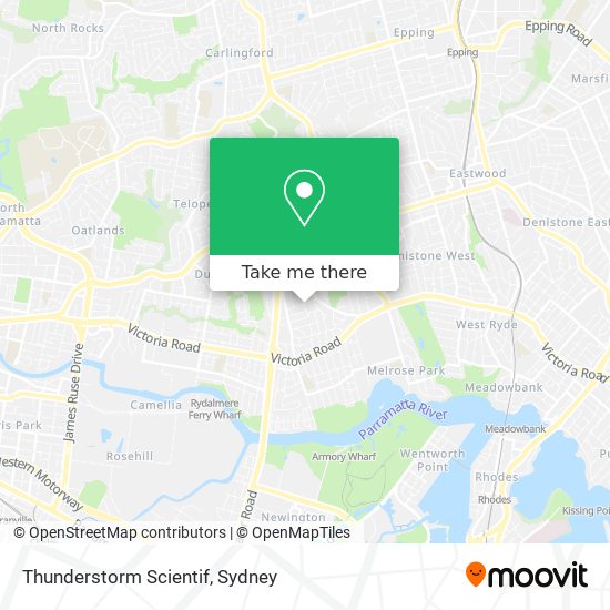 Thunderstorm Scientif map