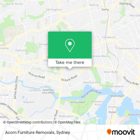 Acorn Furniture Removals map