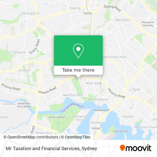 Mr Taxation and Financial Services map