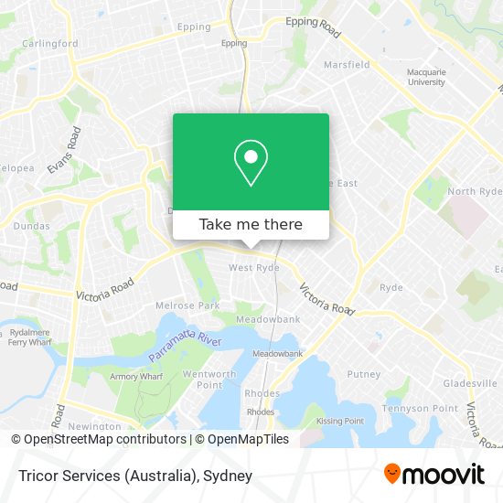 Mapa Tricor Services (Australia)