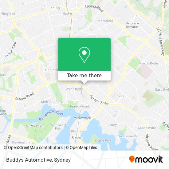 Buddys Automotive map