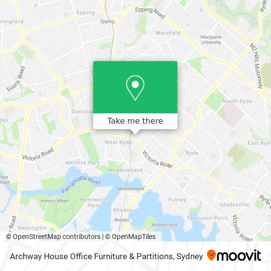 Archway House Office Furniture & Partitions map