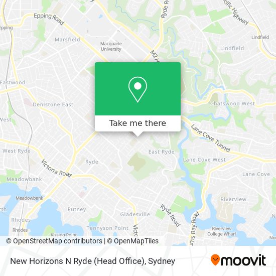 New Horizons N Ryde (Head Office) map