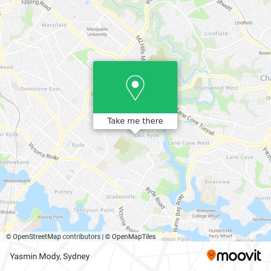 Yasmin Mody map